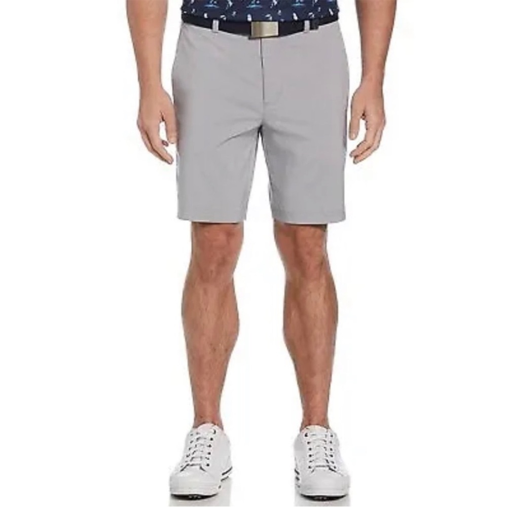 NWT Nicklaus Mens Golf Shorts Heather Gray With Elastic Drawstring Size 36